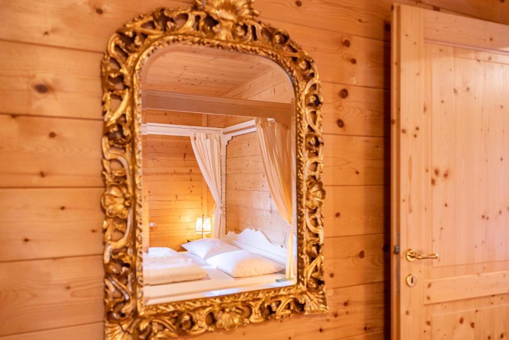 Postel nebo postele na pokoji v ubytování Almgasthof Windischgrätz