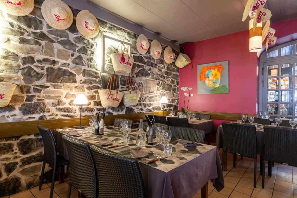 Restaurace v ubytování Hôtel-Restaurant Logis l'Aubrac Laguiole