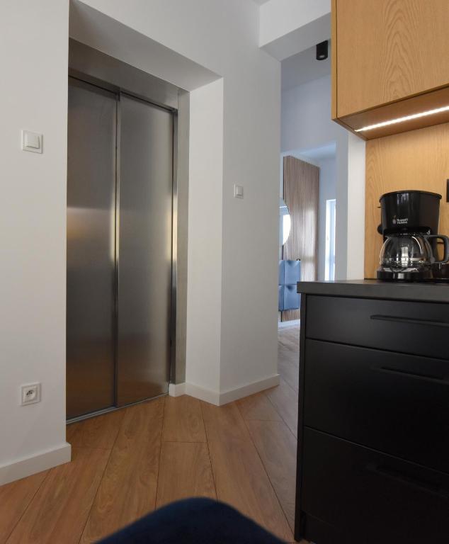 Kuchyň nebo kuchyňský kout v ubytování Apartament Wisła Siglany