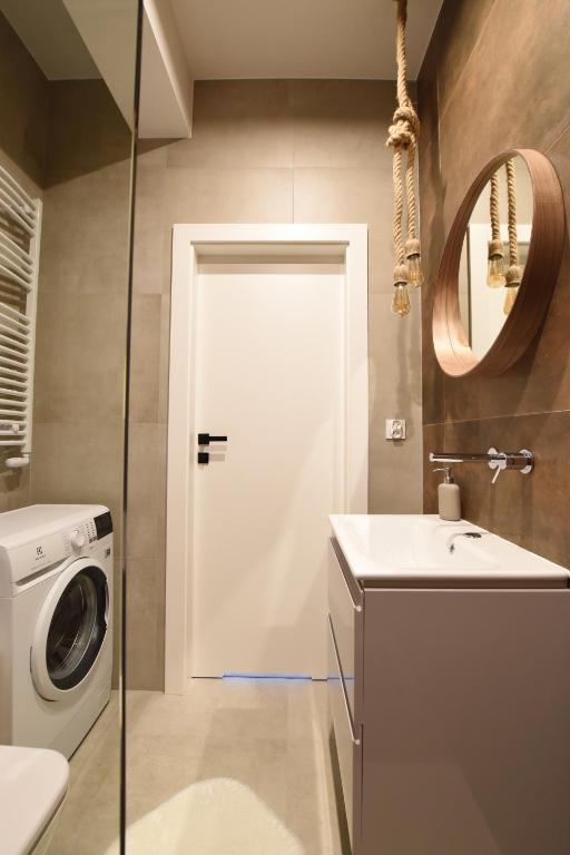 Koupelna v ubytování Apartament Wisła Siglany