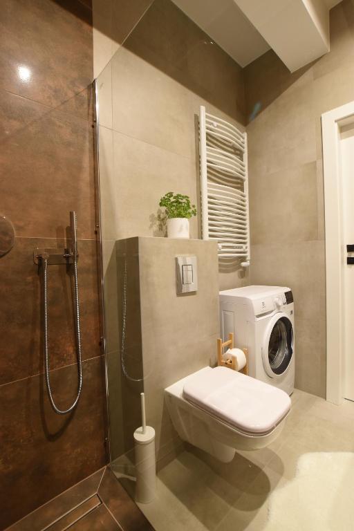 Koupelna v ubytování Apartament Wisła Siglany