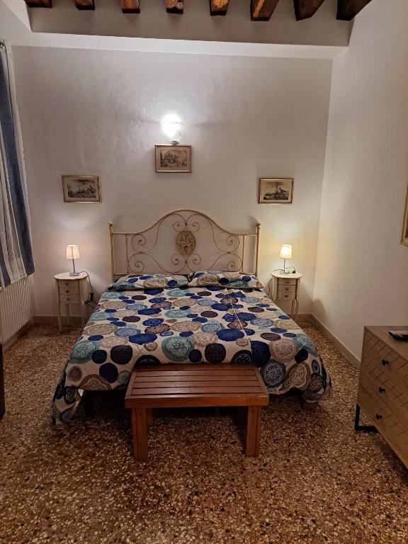 Postel nebo postele na pokoji v ubytování Locanda Ca' Formosa