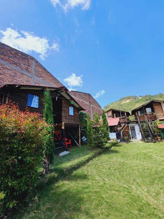 Zahrada ubytování Hospedaje Las Cabañas