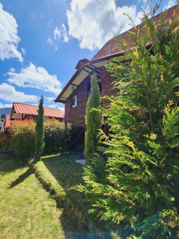 Zahrada ubytování Hospedaje Las Cabañas