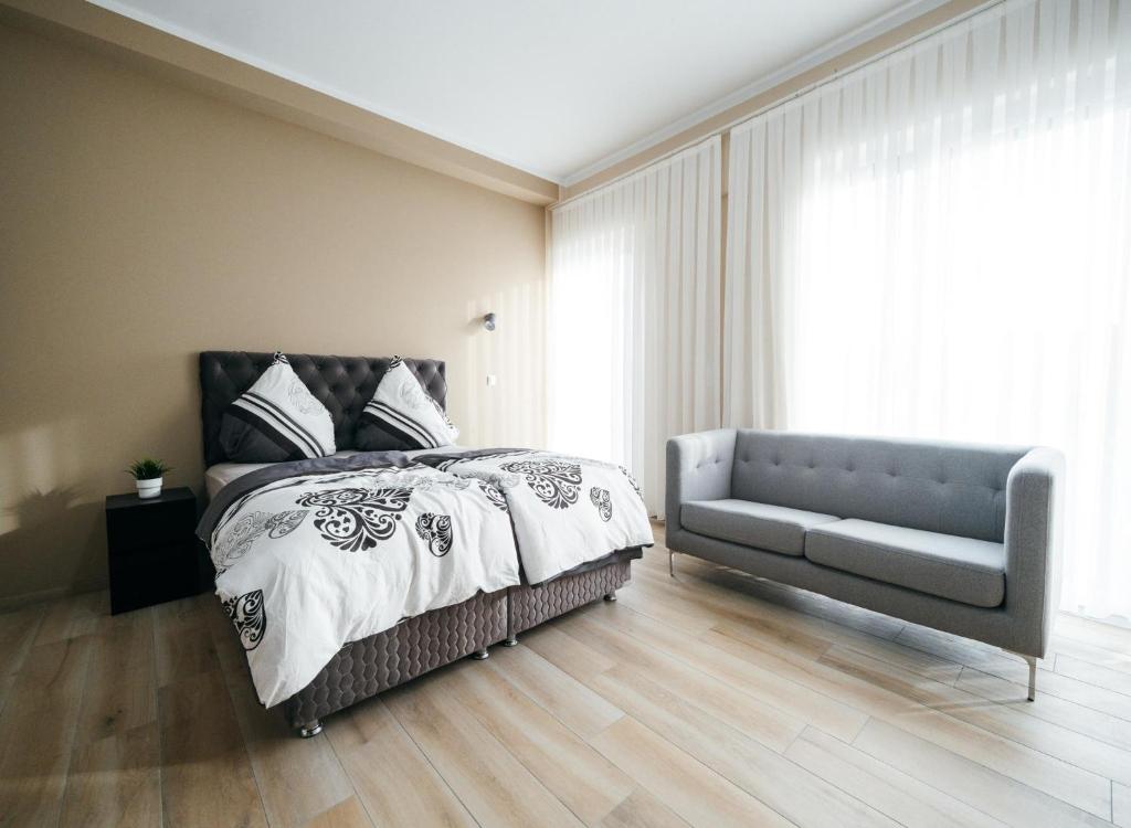 Posezení v ubytování Main Boardinghouse