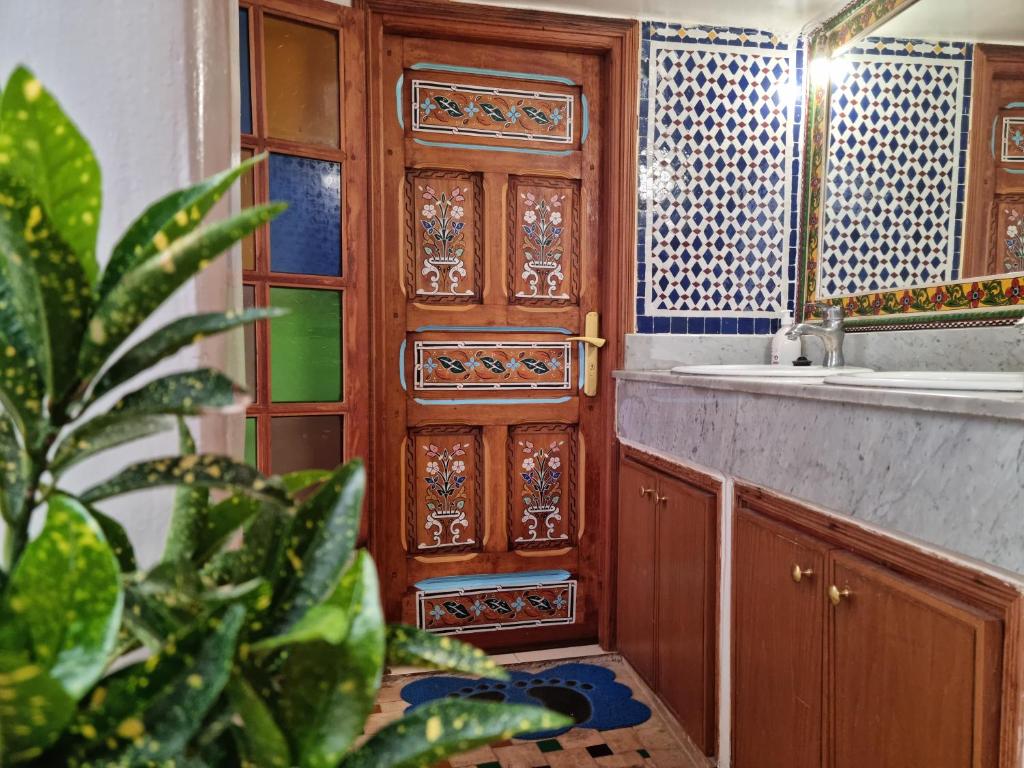 Koupelna v ubytování Riad Fes Touria Palace