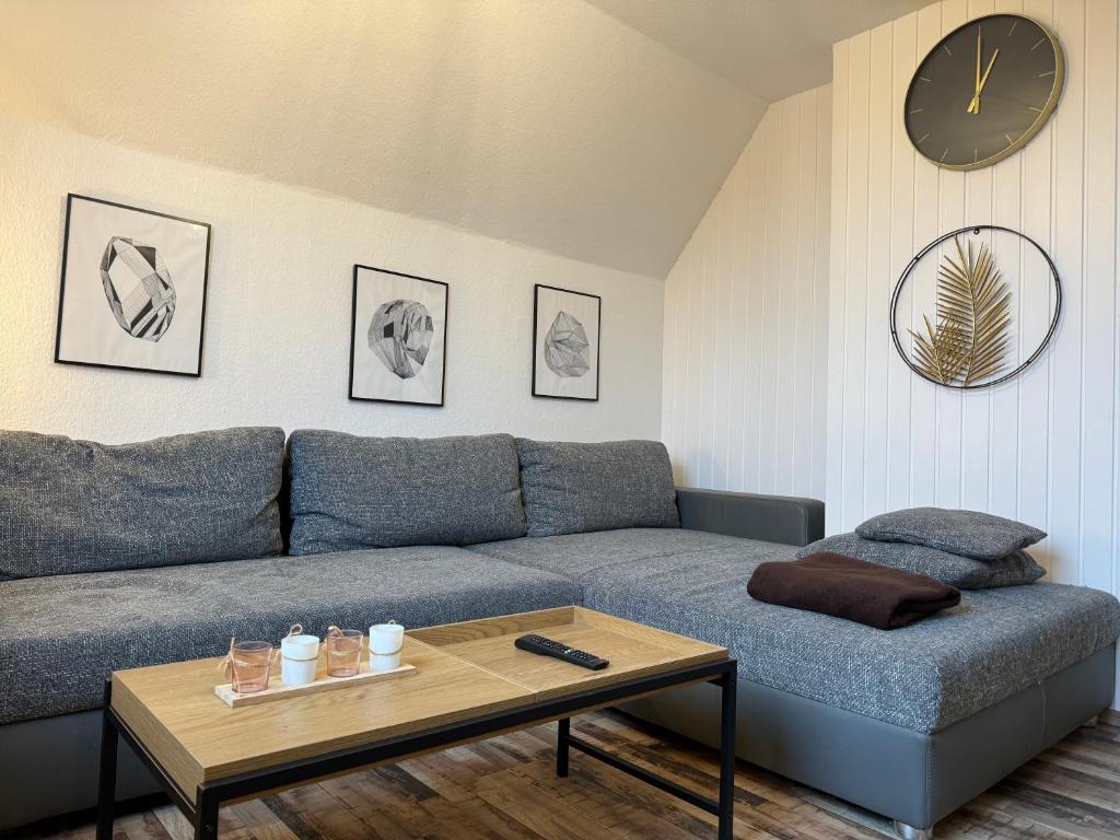 Χώρος καθιστικού στο RB City Apartments Emden am Wall 3