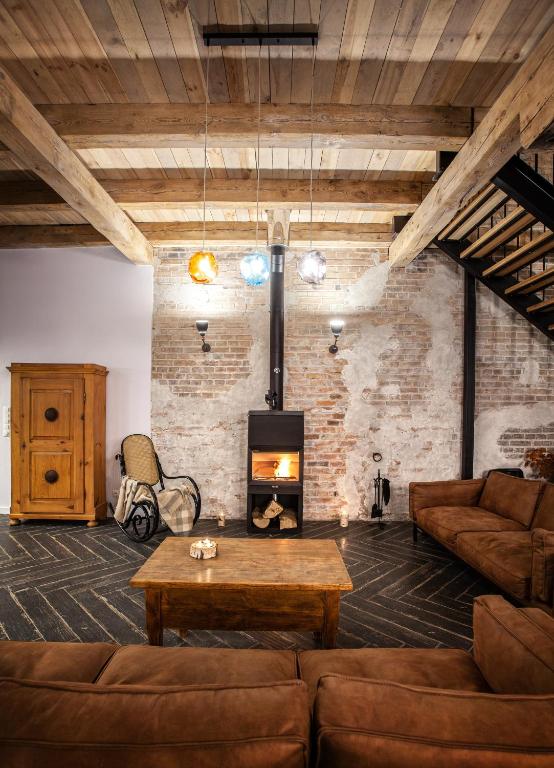 Część wypoczynkowa w obiekcie Stajnia Lipnik Apartments