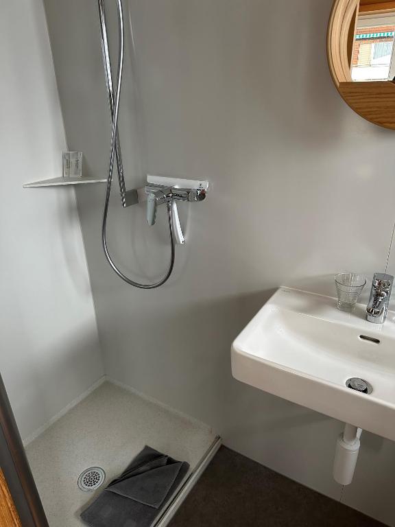 Koupelna v ubytování Hotel WALZ