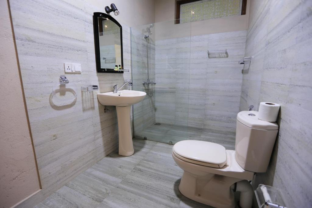 Koupelna v ubytování D Plus Resort Negombo