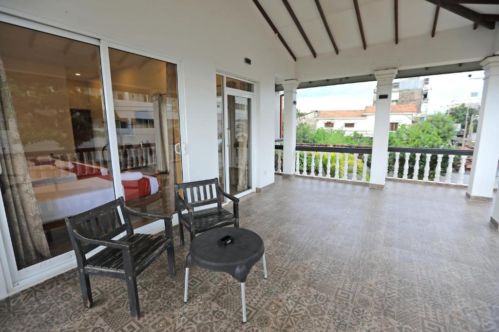 Balkón nebo terasa v ubytování D Plus Resort Negombo