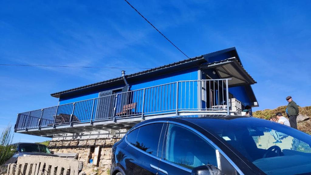 Casa Azul Serra da Estrela בחורף