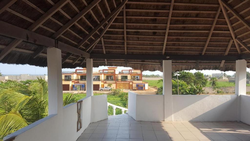 a view from the balcony of a house at 2 chambres salon Baguida in Lomé