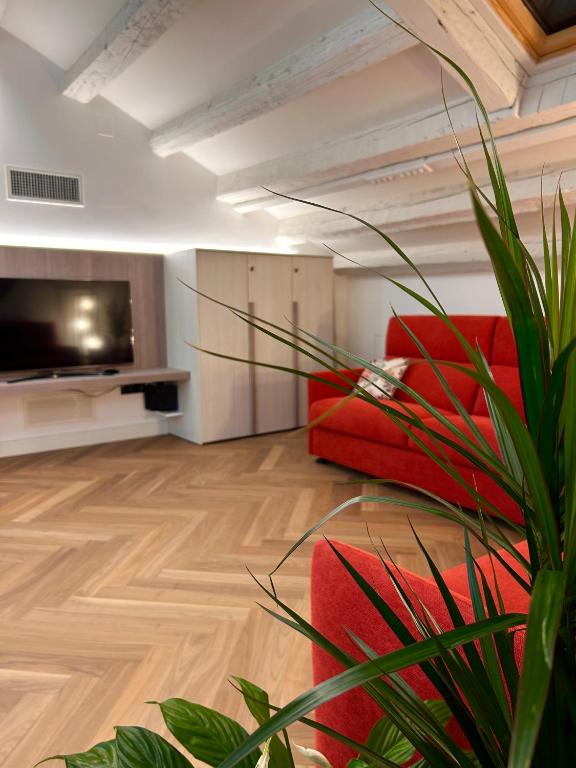 Część wypoczynkowa w obiekcie Casa Romano Suites