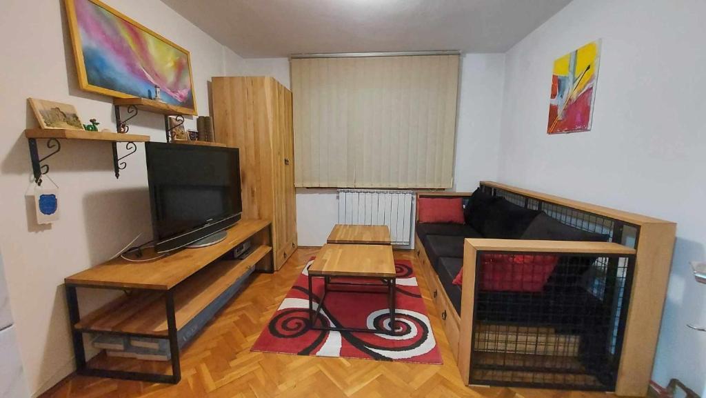 TV i/ili multimedijalni sistem u objektu Apartments Hamidović