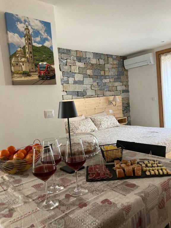 Nápoje v ubytovaní Casa Galèt