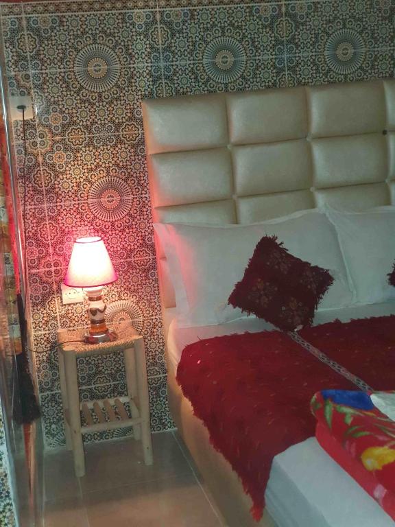 Postel nebo postele na pokoji v ubytování Riad 112