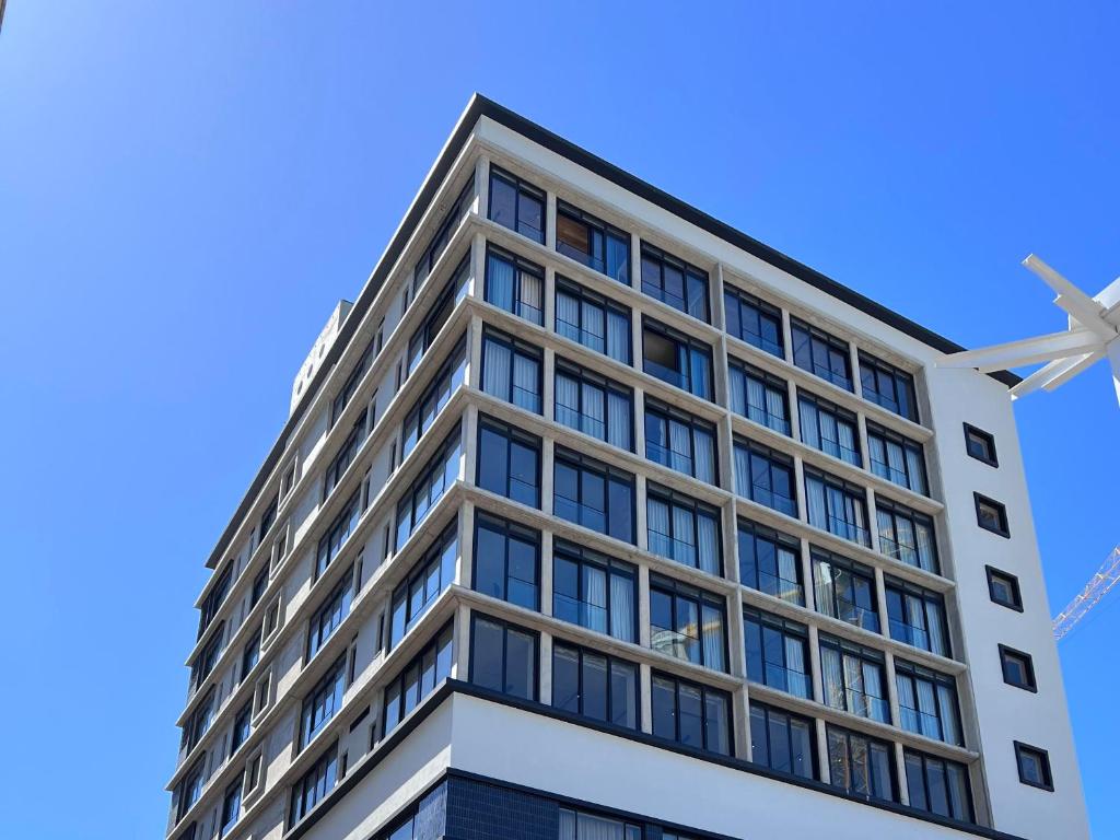 Budova, kde se aparthotel nachází