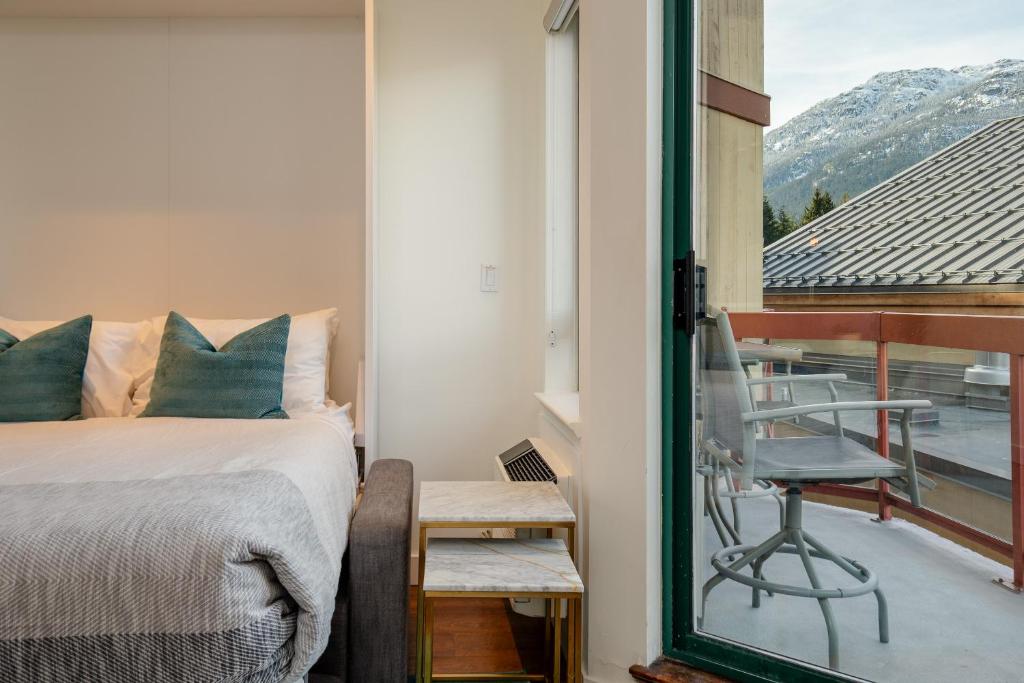 Nespecifikovaný výhled na hory nebo výhled na hory při pohledu z apartmánu