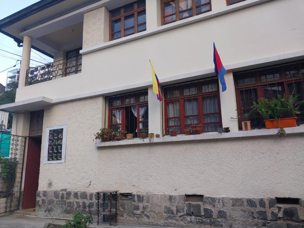 Budova, kde se bed and breakfast nachází