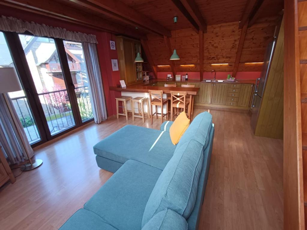 Posezení v ubytování Arties Centro 3 habitaciones, exclusivo familias