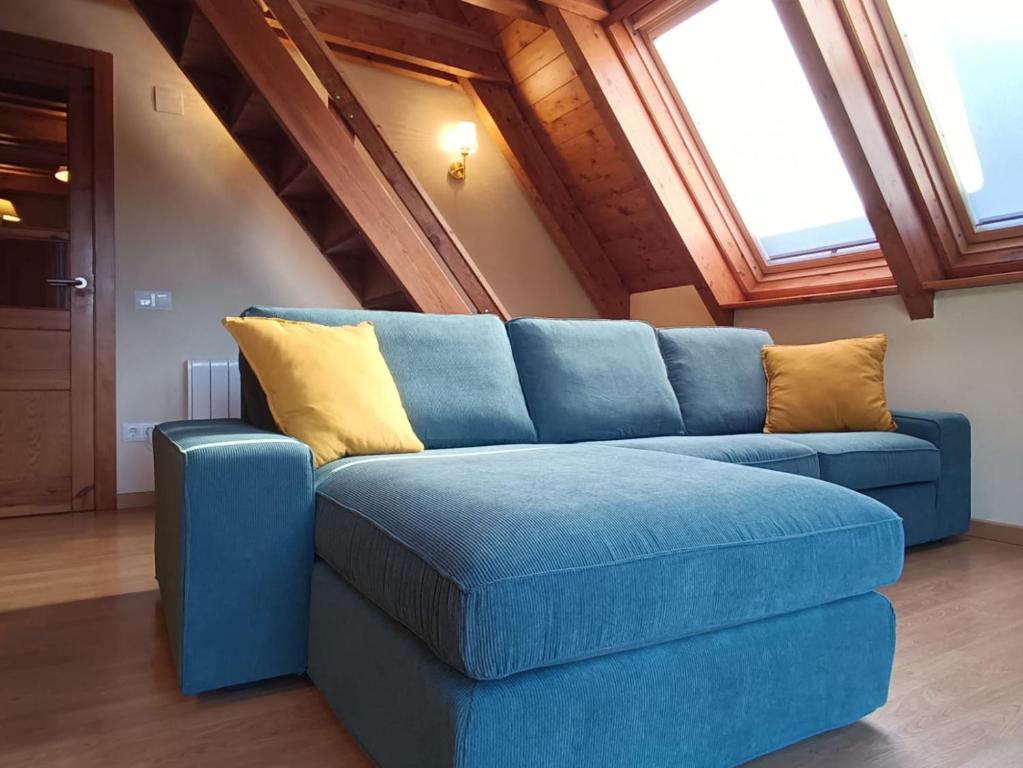 Posezení v ubytování Arties Centro 3 habitaciones, exclusivo familias