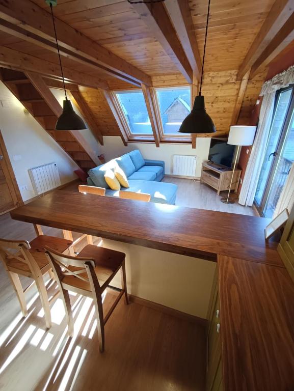 Posezení v ubytování Arties Centro 3 habitaciones, exclusivo familias