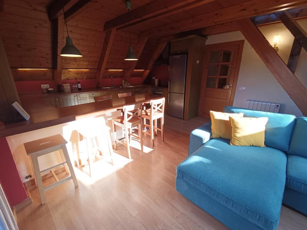 Posezení v ubytování Arties Centro 3 habitaciones, exclusivo familias