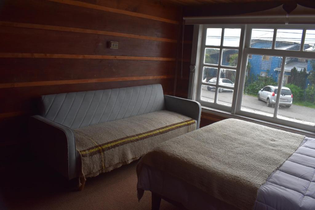 Cama o camas de una habitación en Estación Hostel