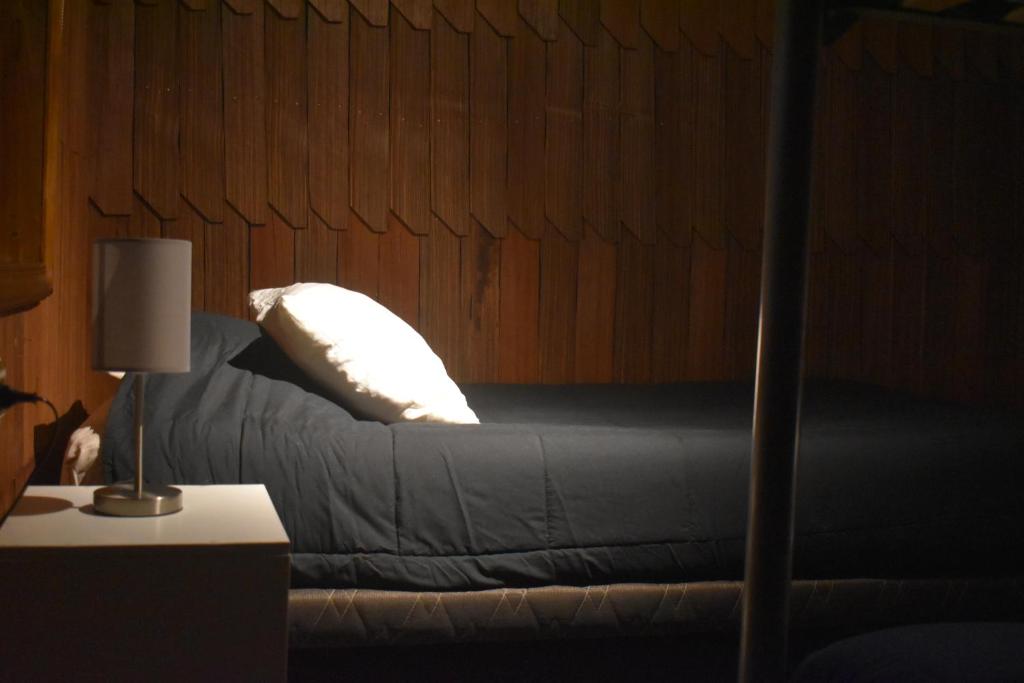 Zona de estar de Estación Hostel