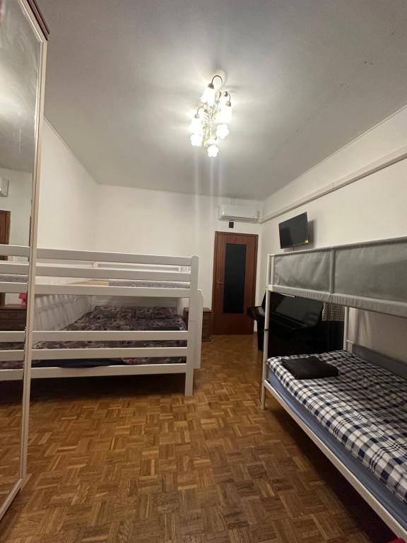 Postel nebo postele na pokoji v ubytování Gigli, rooms con cucina in comune e terrazza