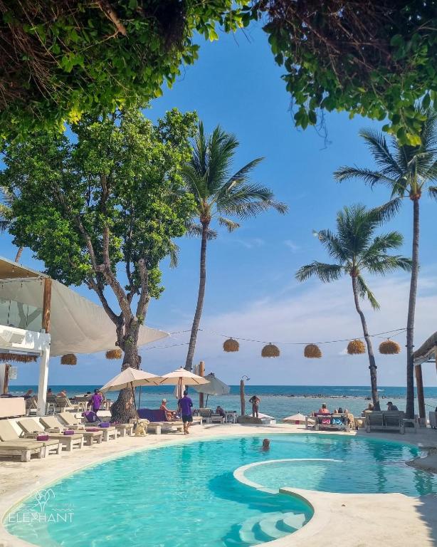 Bazén v ubytování Elephant Beach Club & Resort Samui nebo v jeho okolí