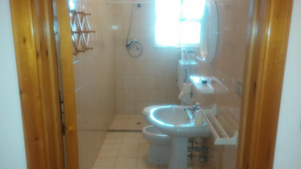 Koupelna v ubytování Villa Emidio