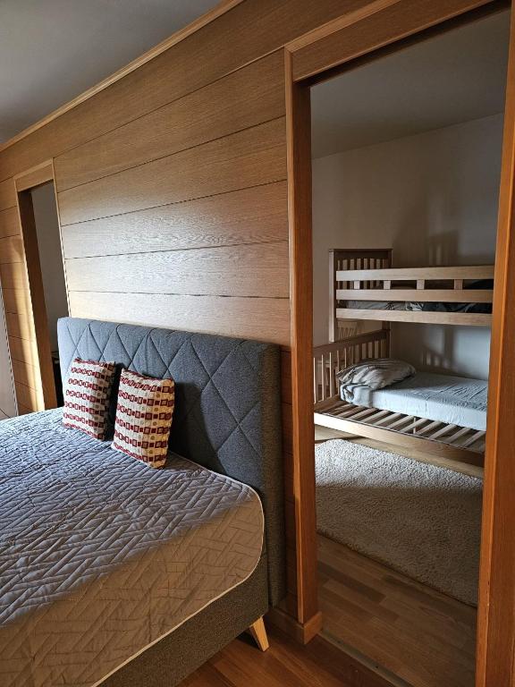 Voodi või voodid majutusasutuse Apartment Ad Alta Millstatt toas