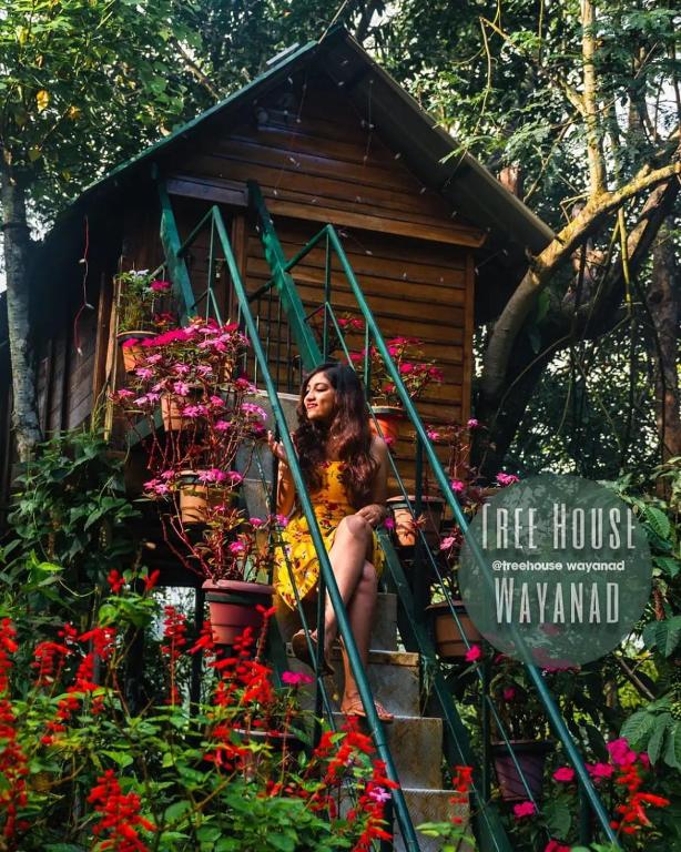 Zahrada ubytování Tree House Wayanad