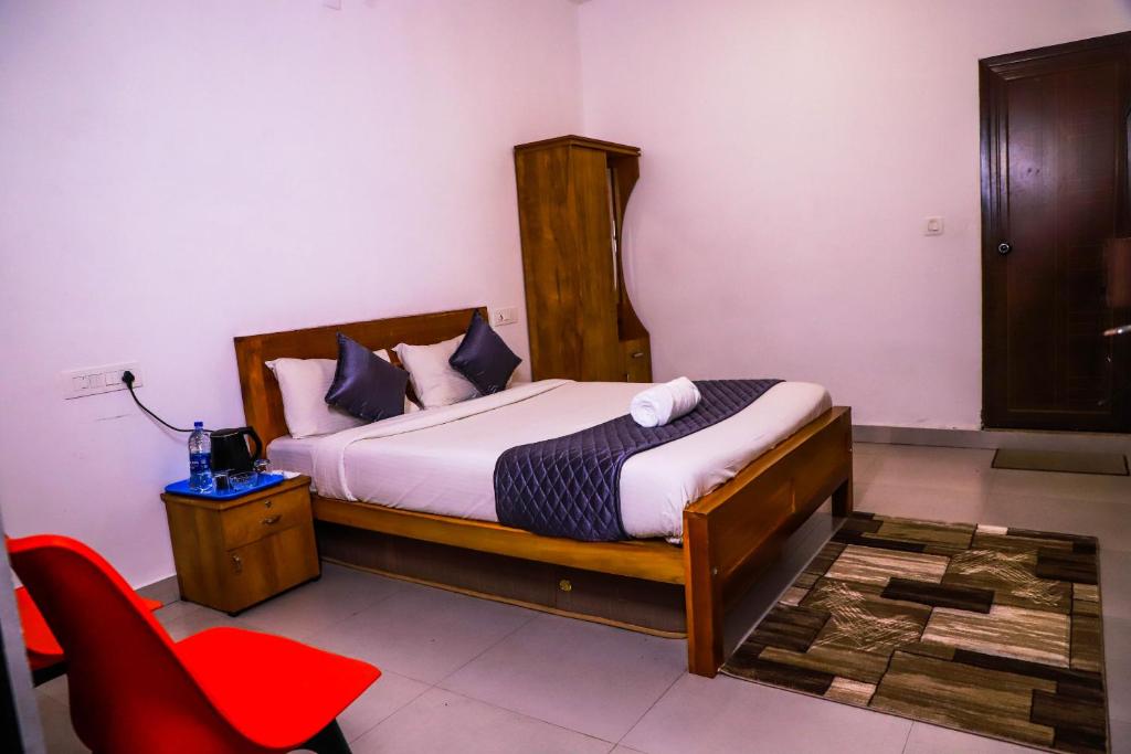 Postel nebo postele na pokoji v ubytování Konfudha Resort