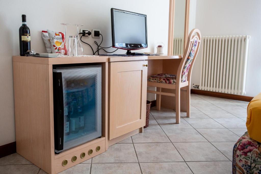 Kuchyň nebo kuchyňský kout v ubytování Hotel Alesi