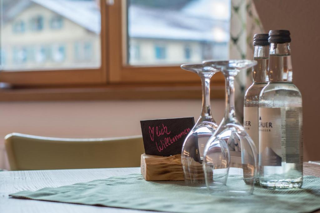 Nápoje v ubytování Gasthof Hirsch Vorderburg
