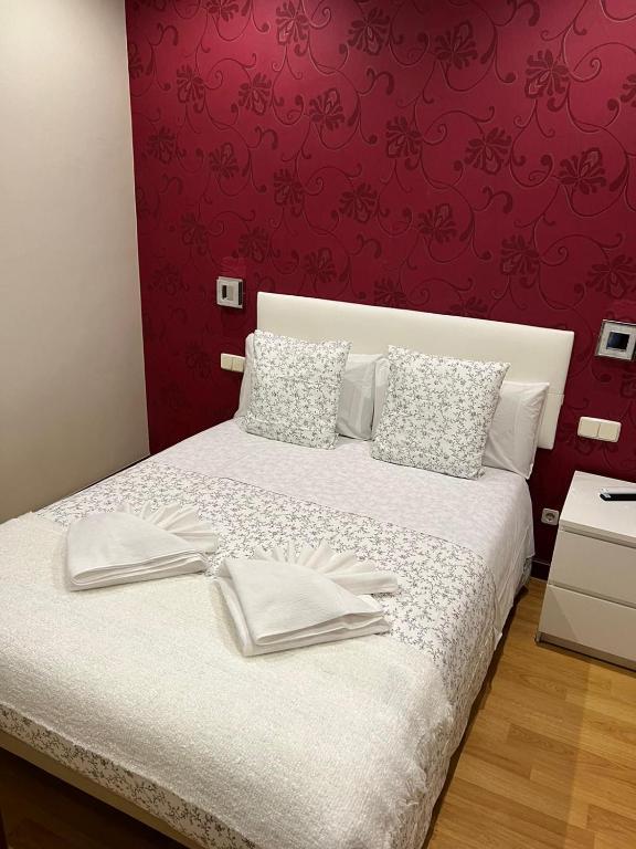 Postel nebo postele na pokoji v ubytování Hostal New Dream Madrid
