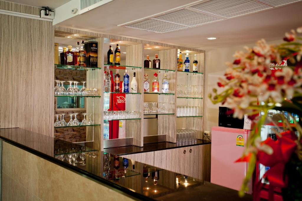Lounge nebo bar v ubytování NRC Residence