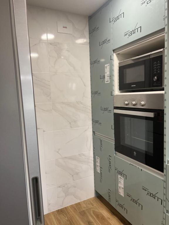 Kuchyň nebo kuchyňský kout v ubytování Habitación Amaya 2