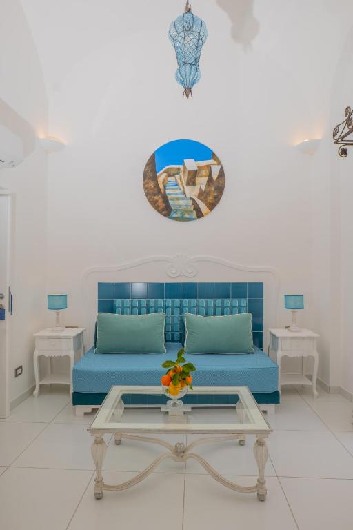 Posezení v ubytování Milky Suites Positano