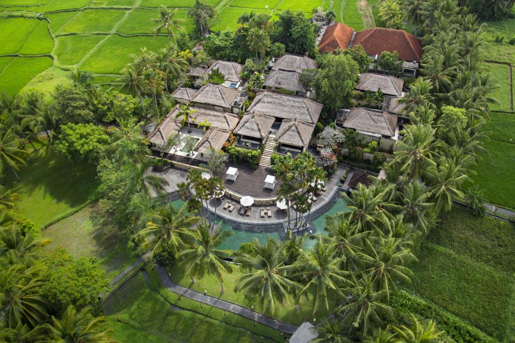 Letecký snímek ubytování The Ubud Village Resort & Spa