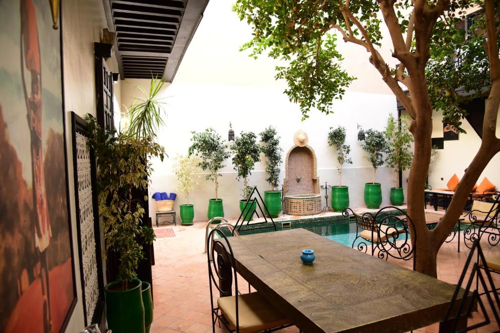Patio nebo venkovní prostory v ubytování Riad Du Petit Prince