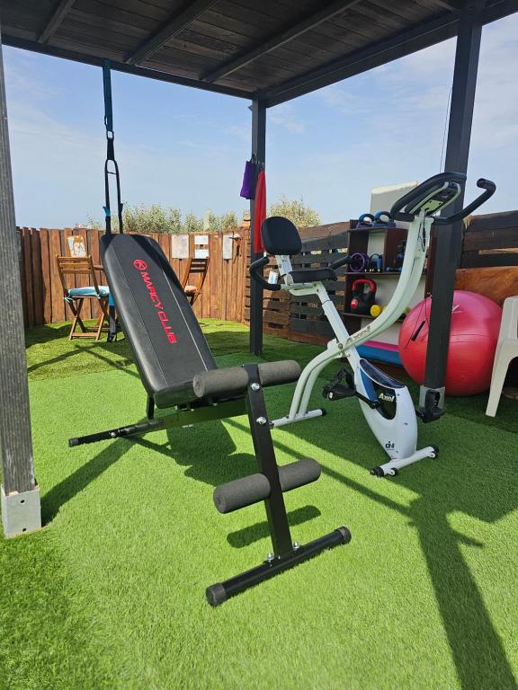 Fitness centrum a/nebo fitness zařízení v ubytování La Maxada Luz Maria