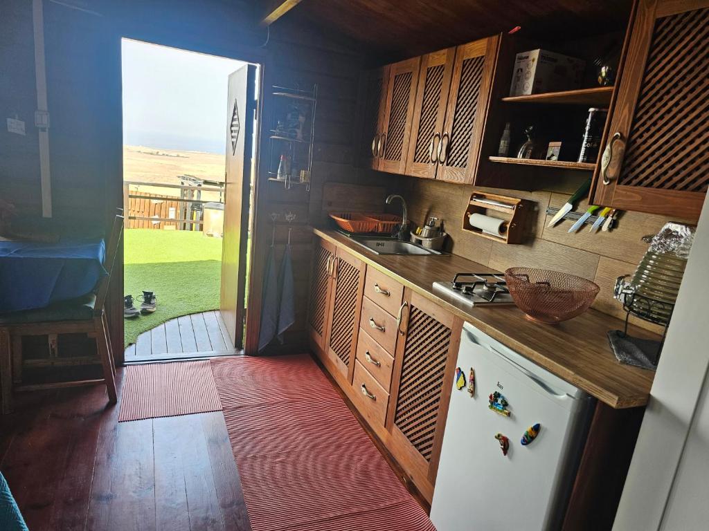 Kuchyň nebo kuchyňský kout v ubytování La Maxada Luz Maria