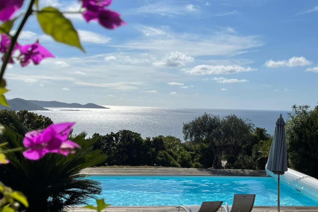 Photo de la galerie de l'établissement Villa à Pietrosella - Piscine, Vue Mer, Jardin & WiFi, à Pietrosella