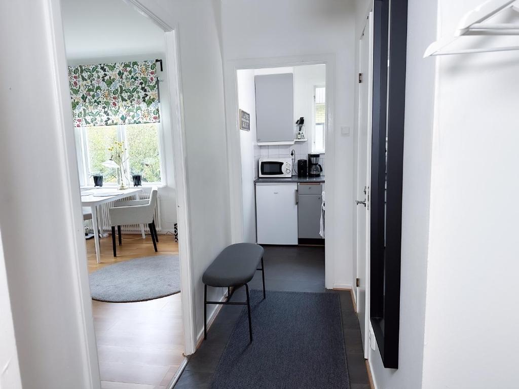 Kuchyň nebo kuchyňský kout v ubytování Strandgården Karlstad