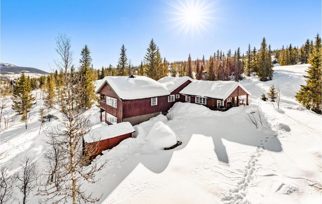 Kış mevsiminde 6 Bedroom Nice Home In Nord-torpa
