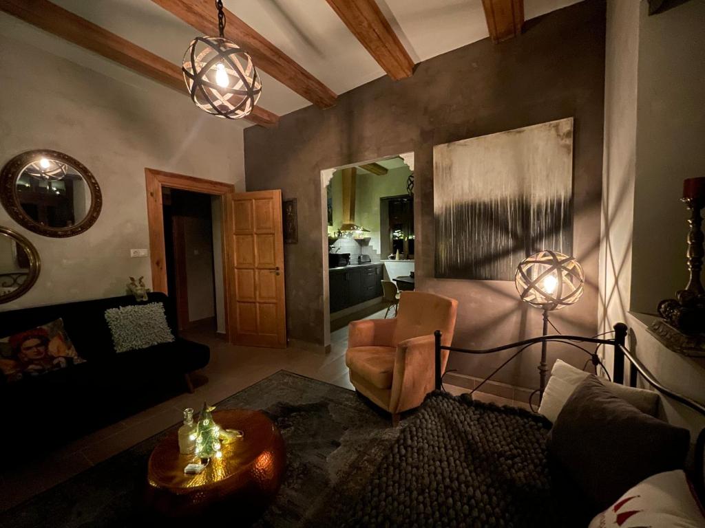 Posezení v ubytování Patrimonium Wellness Apartments